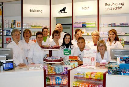Team der L�wen-Apotheke in Luckenwalde